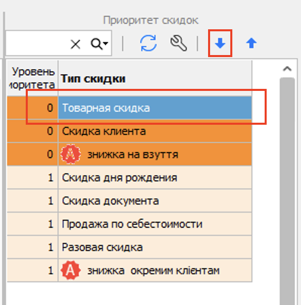 Понижение приоритета